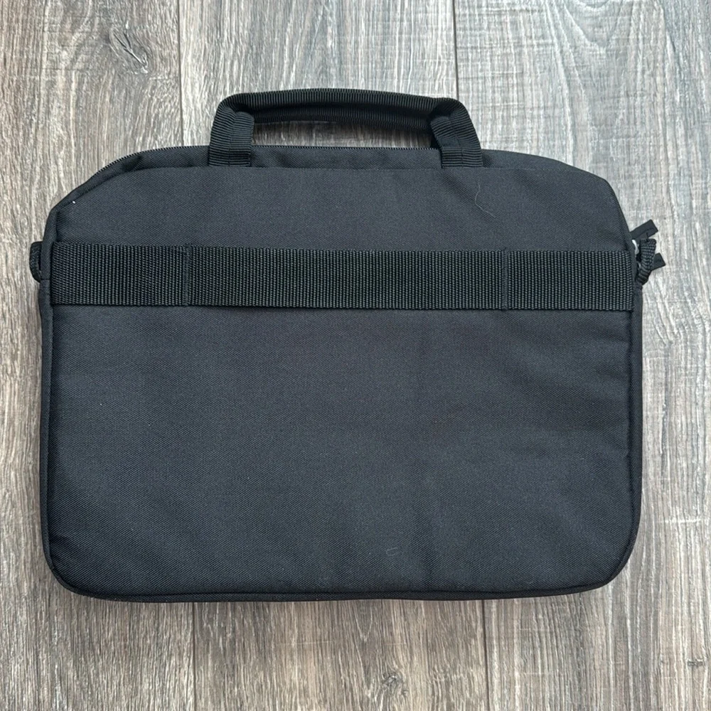 Sleek Black Laptop Bag with Durable Design